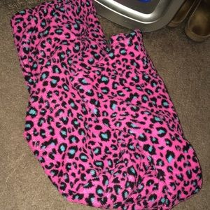 (SOLD) Pink Fuzzy Pants